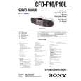SONY CFDF10 Service Manual cover photo