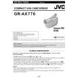 JVC GR-AX770U Owner's Manual cover photo