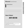 PIONEER AVRW6100 Service Manual cover photo