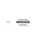 CASIO BF100 Owner's Manual cover photo