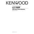 KENWOOD LZ-760R Owner's Manual cover photo