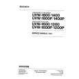SONY UVW1600 VOLUME 1 Service Manual cover photo