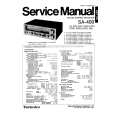 TECHNICS SA400 Service Manual cover photo