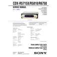 SONY CDXR5715X Service Manual cover photo