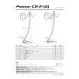 PIONEER CP-F100/XCN Owner's Manual cover photo