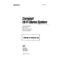 SONY HST-D301 Owner's Manual cover photo