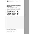 PIONEER VSX-D714-S/MYXJI Owner's Manual cover photo