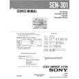SONY SEN301 Service Manual cover photo
