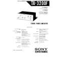 SONY TA3200F Service Manual cover photo