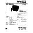 SONY KVM1620 Service Manual cover photo