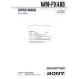 SONY WMFX488 Service Manual cover photo