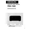 DENON PMA1560 Owner's Manual cover photo