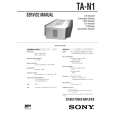 SONY TAN1 Service Manual cover photo