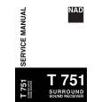 NAD T751 Service Manual cover photo