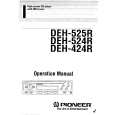 PIONEER DEH-524R Owner's Manual cover photo