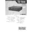 SONY TU1100E Service Manual cover photo