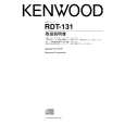 KENWOOD RDT-131 Owner's Manual cover photo