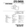 SONY CFDDW555 Service Manual cover photo