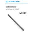 SENNHEISER ME 88 Owner's Manual cover photo
