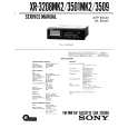 SONY XR3108MK2 Service Manual cover photo