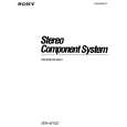 SONY SEN421CD Owner's Manual cover photo