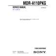 SONY MDR-A110PKG Service Manual cover photo