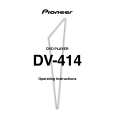 PIONEER DV414 Owner's Manual cover photo