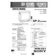 SONY KV2100WX Service Manual cover photo