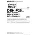 PIONEER DEH-P2600-3 Service Manual cover photo