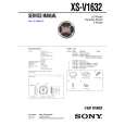 SONY XSV1632 Service Manual cover photo