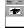 SONY TT50 Service Manual cover photo