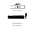 ONKYO P-388F Owner's Manual cover photo