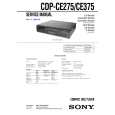 SONY CDPCE275 Service Manual cover photo