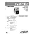SONY WMA52 Service Manual cover photo