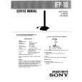 SONY IFP10 Service Manual cover photo