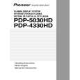 PIONEER PDP-4330HD Owner's Manual cover photo