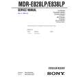SONY MDRE828LP Service Manual cover photo