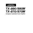 ONKYO TX870 Owner's Manual cover photo
