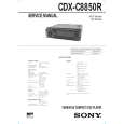 SONY CDXC8850R Service Manual cover photo