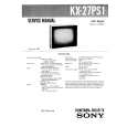SONY KX27PS1 Service Manual cover photo