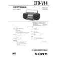 SONY CFDV14 Service Manual cover photo