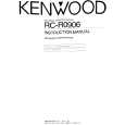 KENWOOD RCR0906 Owner's Manual cover photo