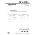 SONY CFD930L Service Manual cover photo