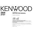 KENWOOD Z727 Owner's Manual cover photo