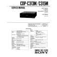SONY CDPC313M Service Manual cover photo