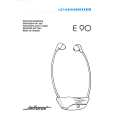 SENNHEISER E 90 Owner's Manual cover photo