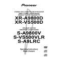 PIONEER XR-VS500D Owner's Manual cover photo