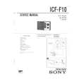 SONY ICF-F10 Service Manual cover photo