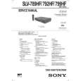 SONY SLV792HF Service Manual cover photo