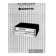SANYO JCX2900KR Owner's Manual cover photo